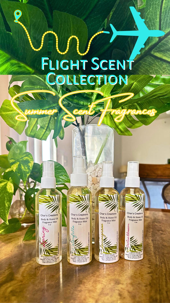 4 Piece Summer Fragrance Mists Flights Collections
