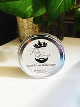 Load image into Gallery viewer, Beard &amp; Hair Butter Balm- Growth, Softness, Hold &amp; Manageability