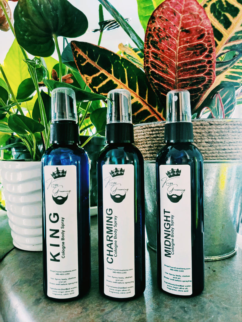Kings Grooming Organic natural cologne mists